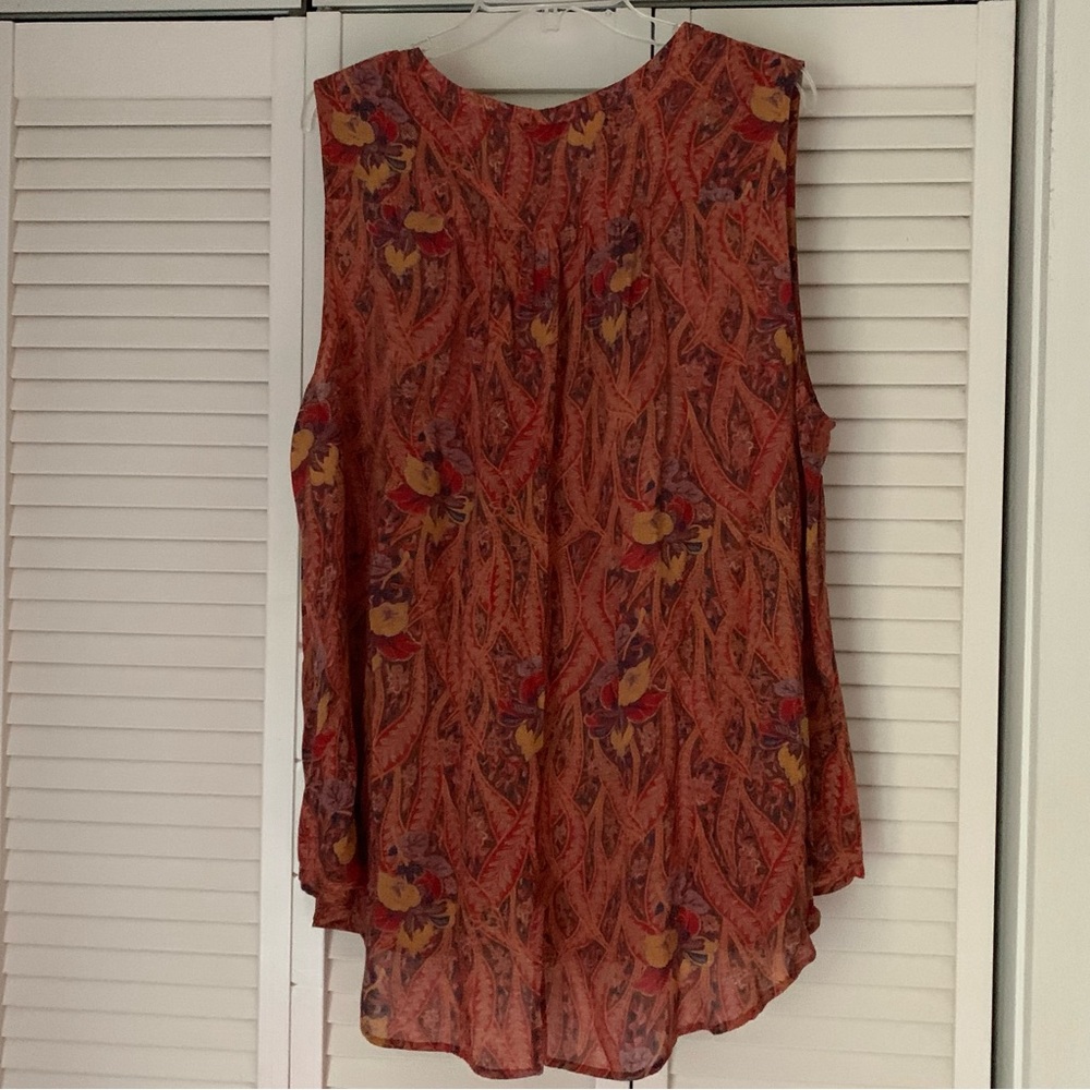 Lucky Brand sleeveless blouse size 3X